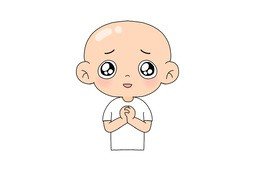 秃のイラスト