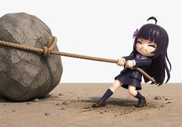 使劲のイラスト