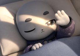 눈뜨다のイラスト