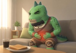 뱃속のイラスト
