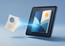 电子版のイラスト