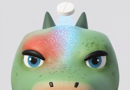 退烧药のイラスト