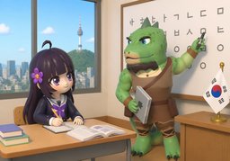 한국のイラスト