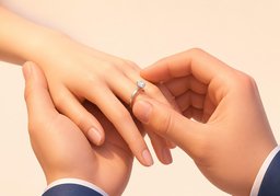 订婚のイラスト
