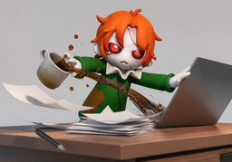 眼下のイラスト
