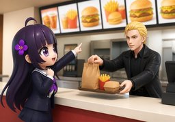 패스트푸드のイラスト