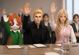 찬성のイラスト