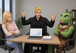 exagérerのイラスト