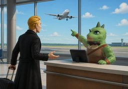 aviónのイラスト