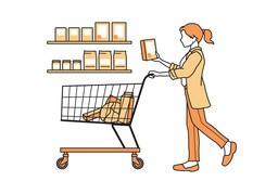 购物のイラスト
