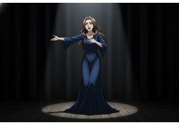 Schauspielerinのイラスト