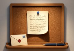 留言のイラスト