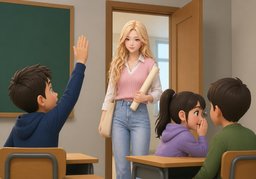 profesoraのイラスト