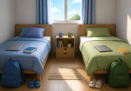 室友のイラスト