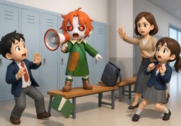 闹事のイラスト