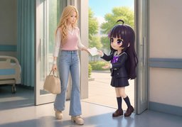 出院のイラスト