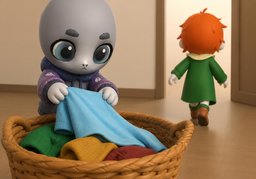 바구니のイラスト