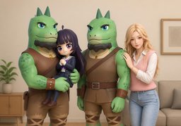 큰어머니のイラスト