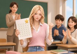 만점のイラスト