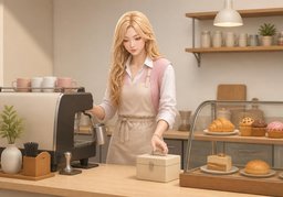 자영업のイラスト