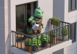 Balkonのイラスト