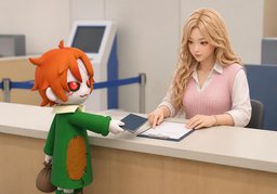신원のイラスト