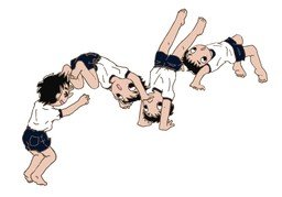 움직임のイラスト
