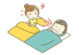打鼾のイラスト