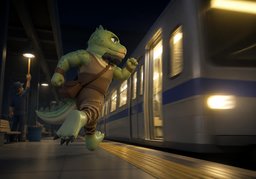 Illustration for 막차 (last train)