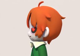 侧脸のイラスト