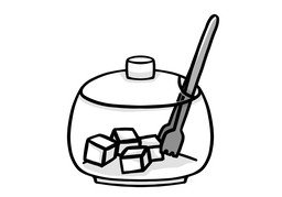 砂糖のイラスト