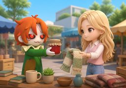 truequeのイラスト