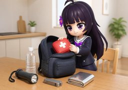 居安思危のイラスト