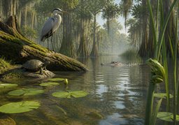 bayou（フランス語）の意味「沼沢の細流」読み方・例文