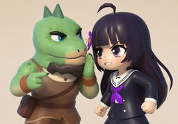 挑衅のイラスト