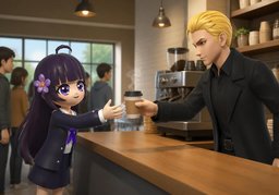 prendreのイラスト