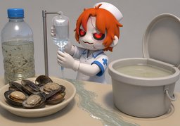 霍乱のイラスト