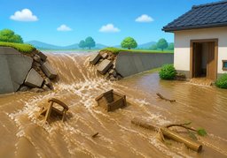 泛滥のイラスト