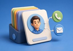 联系人のイラスト