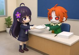 희망자のイラスト