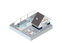终点のイラスト