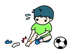 esguinceのイラスト