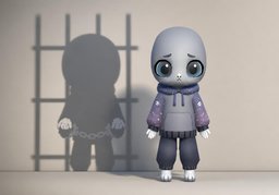 冤のイラスト