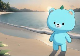 海边のイラスト