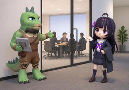 acudirのイラスト