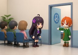 候诊のイラスト