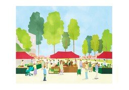 mercadoのイラスト
