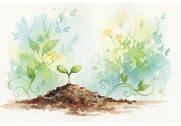 aufwachsenのイラスト