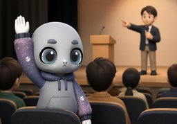 손들다のイラスト