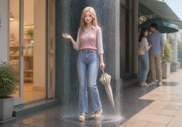 소나기のイラスト